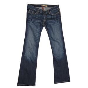 BKE Women's Stella Boot  Low-Rise Stretch Bootcut Jeans Tag 28x33.5 Actual 30x32